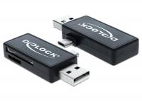 Delock Micro USB OTG Card Reader + USB A male