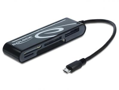 Delock Micro USB OTG Card Reader 6 slots