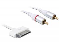 Delock Cable for IPhone IPod IPad 2x Cinch Audio 1 m