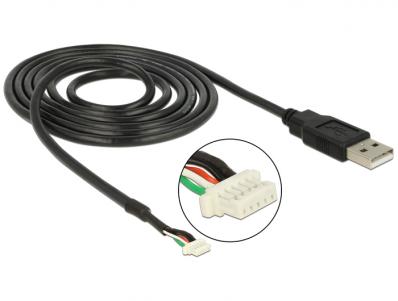 Delock Module Cable USB 2.0 A male 5 Pin camera plug V5 1.5 m