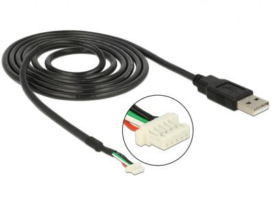 Delock Module Cable USB 2.0 A male 5 Pin camera plug V1.9 1.5 m