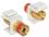 Delock Keystone module binding post thread nut red