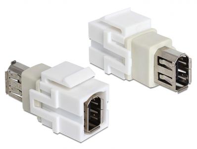 Delock Keystone module FireWire 6 pin female FireWire 6 pin female