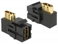 Delock Keystone Module HDMI female HDMI female 90 angled black