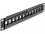 Delock 10" Keystone Patch Panel 12 Port black