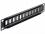 Delock 10" Keystone Patch Panel 12 Port black