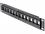 Delock 10" Keystone Patch Panel 12 Port black