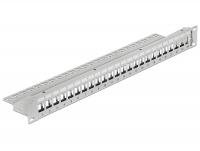 Delock 19 Keystone Patch Panel 24 Port grey