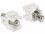 Delock Keystone module RCA female RCA female white