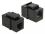 Delock Keystone Module RJ12 female RJ12 female Cat.3 black