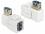 Delock Keystone module USB 3.0 A female USB 3.0 A female 90 angled white