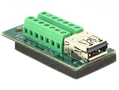Delock Adapter USB 3.0 3.1 PD A female Terminal Block 14 pin