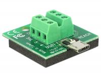 Delock Adapter Micro USB male Terminal Block 6 Pin