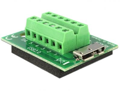 Delock Adapter Micro USB 3.0 female Terminal Block 12 Pin