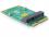Delock Converter Mini PCI Express half-size full-size