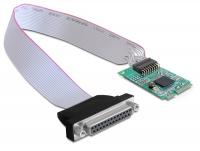 Delock MiniPCIe IO PCIe full size 1 x parallel