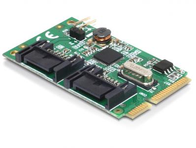 Delock MiniPCIe IO PCIe full size 2 x SATA 6 Gbs