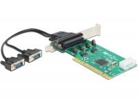 Delock PCI Card 2 x Serial RS-232 High Speed 921K with Voltage supply