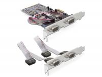 Delock PCI Express Card 4 x Serial