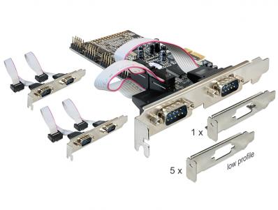 Delock PCI Express Card 6 x Serial