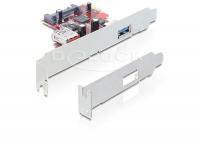 Delock PCI Express Card 1 x external + 1 x internal USB 3.0