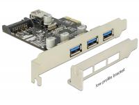 Delock PCI Express Card 3 x external + 1 x internal USB 3.0