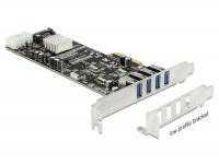 Delock PCI Express x4 Card 4 x external USB 3.0 Quad Channel