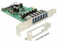 Delock PCI Express Card 6 x external + 1 x internal USB 3.0