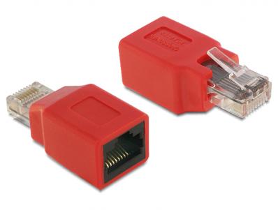 Delock RJ45 Crossover Adapter male - female