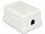 Delock Modular Wall Outlet 1 Port Cat.6 compact UTP