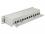 Delock 10 Patch Panel 12 Port Cat.6 grey