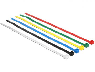 Delock Cable ties coloured L 200 x W 3.6 mm 100 pieces