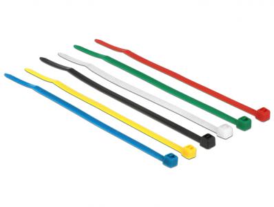 Delock Cable ties coloured L 100 x W 2.5 mm 100 pieces