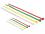 Delock Cable ties coloured L 100 x W 2.5 mm + L 200 x W 3.6 mm 200 pieces