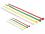 Delock Cable ties coloured L 100 x W 2.5 mm + L 200 x W 3.6 mm 200 pieces