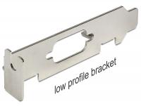 Delock Low Profile Slot Bracket with SUB-D 9 opening