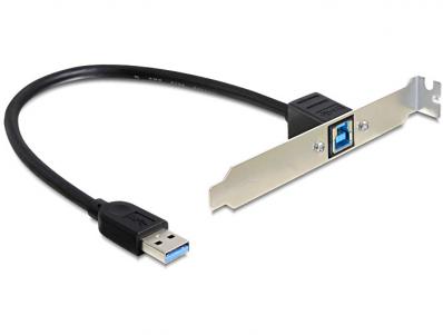 Delock Slot bracket USB 3.0-A male internal 1 x USB 3.0-B external