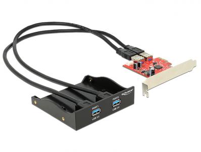 Delock Front Panel 2 x USB 3.0 incl. PCI Express Card