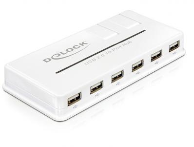 Delock USB 2.0 External Hub 10 Port