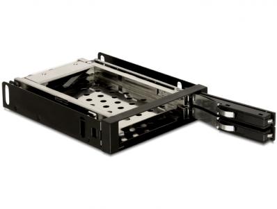 Delock 3.5 Mobile Rack for 2 x 2.5 SATA HDD