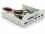 Delock 5.25 Multipanel - 61 in 1 Card Reader FireWire USB 2.0 eSATA Audio