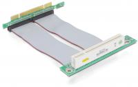 Delock Riser card PCI angled 90 left insertion with 13 cm cable