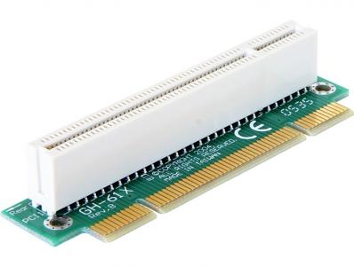 Delock Riser card PCI angled 90 left insertion