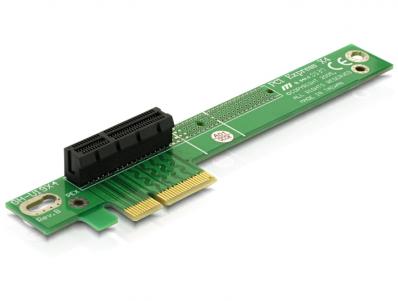 Delock Riser card PCI Express x4 angled 90 left insertion