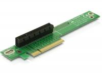 Delock Riser card PCI Express x8 angled 90 left insertion