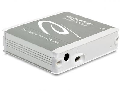 Delock External Enclosure Thunderboltâ¢ mSATA SSD