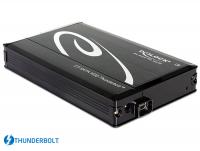 Delock 2.5 External Enclosure SATA HDD Thunderboltâ¢ (up to 15 mm HDD)