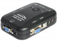 Delock 2 1 VGA KVM Switch with USB and Audio