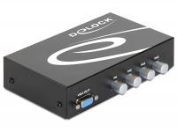 Delock Switch VGA 4 port with Audio manual