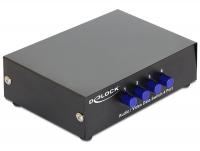 Delock Switch Audio Video 4 port manual bidirectional